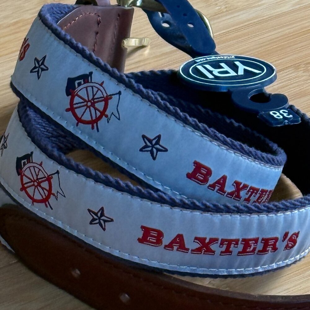 NEW Baxter's Iconic Hyannis Waterfront Restaurant YRI Belt Size 38